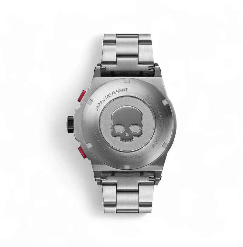 Hydrogen Watch Hydrogren Otto Chrono Silver Link Watch