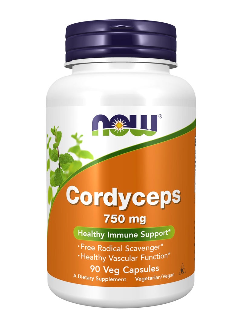 Now Cordyceps 750 Mg Caps 90S