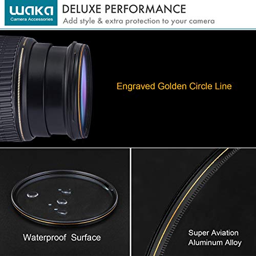 waka 49mm MC UV Filter - Ultra Slim 16 Layers Multi Coated Ultraviolet Protection Lens Filter for Canon Nikon Sony DSLR Camera Lens - Image 5