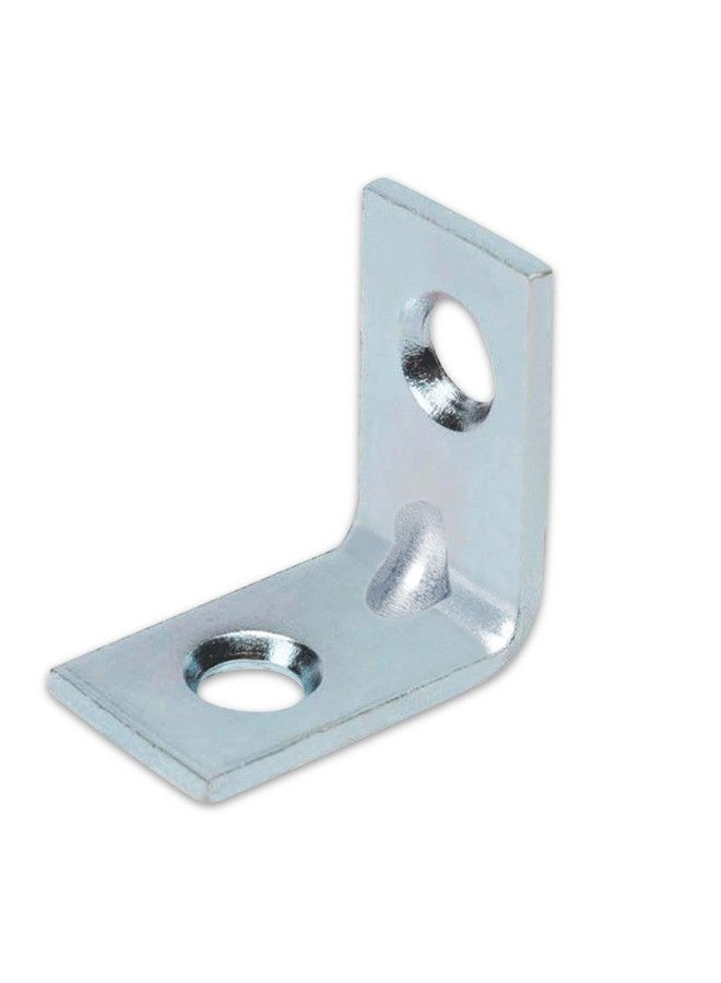 Impex IMPEX Angle Bracket for Reinforcing Chairs/Tables - Shelf bracket 25mmx25mm Zinc Plated L Shape Bracket for Solid Shelf Support Joint Right Corner Brace (1 x 1 Inch, Pack of 24 Pieces) - Image 1