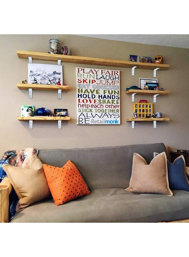 Impex IMPEX Angle Bracket for Reinforcing Chairs/Tables - Shelf bracket 25mmx25mm Zinc Plated L Shape Bracket for Solid Shelf Support Joint Right Corner Brace (1 x 1 Inch, Pack of 24 Pieces) - Image 4