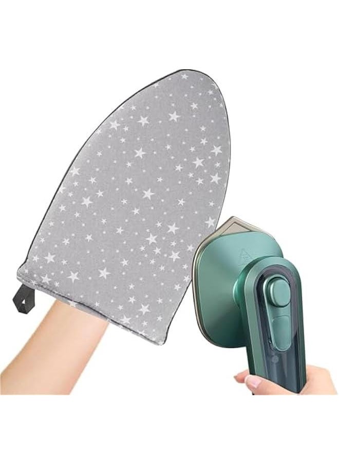 HOOKOR Garment Steamer Ironing Gloves Anti Steam Glove Heat Resistant Garment Steamer Mitt, Garment Steamer Accessories for Clothes (Grey Star)  - Image 1