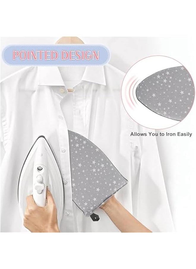 HOOKOR Garment Steamer Ironing Gloves Anti Steam Glove Heat Resistant Garment Steamer Mitt, Garment Steamer Accessories for Clothes (Grey Star)  - Image 4