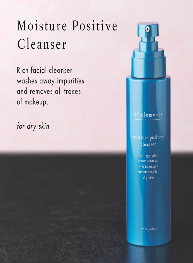 Bioelements Moisture Positive Cleanser - Rich Facial Cleanser for Dry Skin - Vegan, Gluten Free - Never Tested on Animals, 6 Fl Oz (Pack of 1) - Image 3