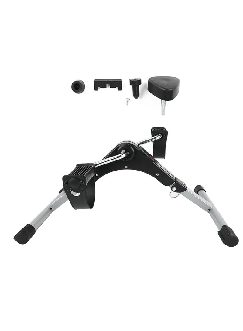 DIGI CORE Mini Cycle Pedal Exerciser with Adjustable Resistance & Digital Display, Foldable Mini Exercise Bike for Light Leg & Arm Workout, Physiotherapy, Home and Office Fitness, Portable Under Desk Pedal Machine - Image 5