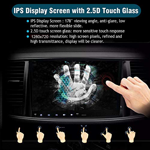 SYGAV Android 13 Car Stereo 8GB+256GB for 2014-2019 Toyota Highlander Radio/Built in Wireless CarPlay/Android Auto/SIM Card Slot - Image 4