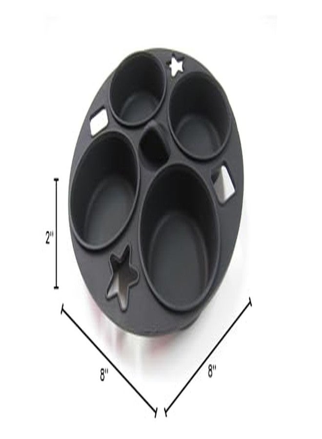 Microhearth 4-Cup Silicone Muffin Pan - BPA Free, Nonstick Microwave Bakeware for Eggs, Cupcakes, Muffins, Dinner Rolls and More - Image 2