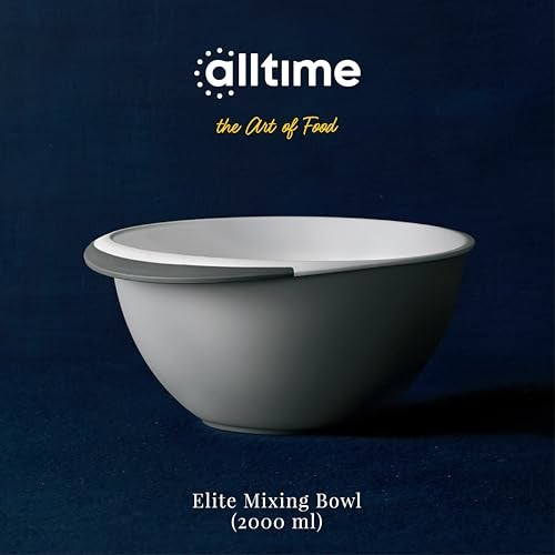 All Time Elite Plastic Mixing Bowl 2000ml | Microwave Safe, Lightweight & Durable Bowl | BPA-Free Kitchen Storage Bowl – Multicolor - Image 5