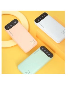 xinzhen X12 Power Bank High-Capacity 10000mAh LED Portable Charger for Samsung, Xiaomi Mi Mobile - External Battery, Fast Charging, Dual USB Output Pink  - Image 2