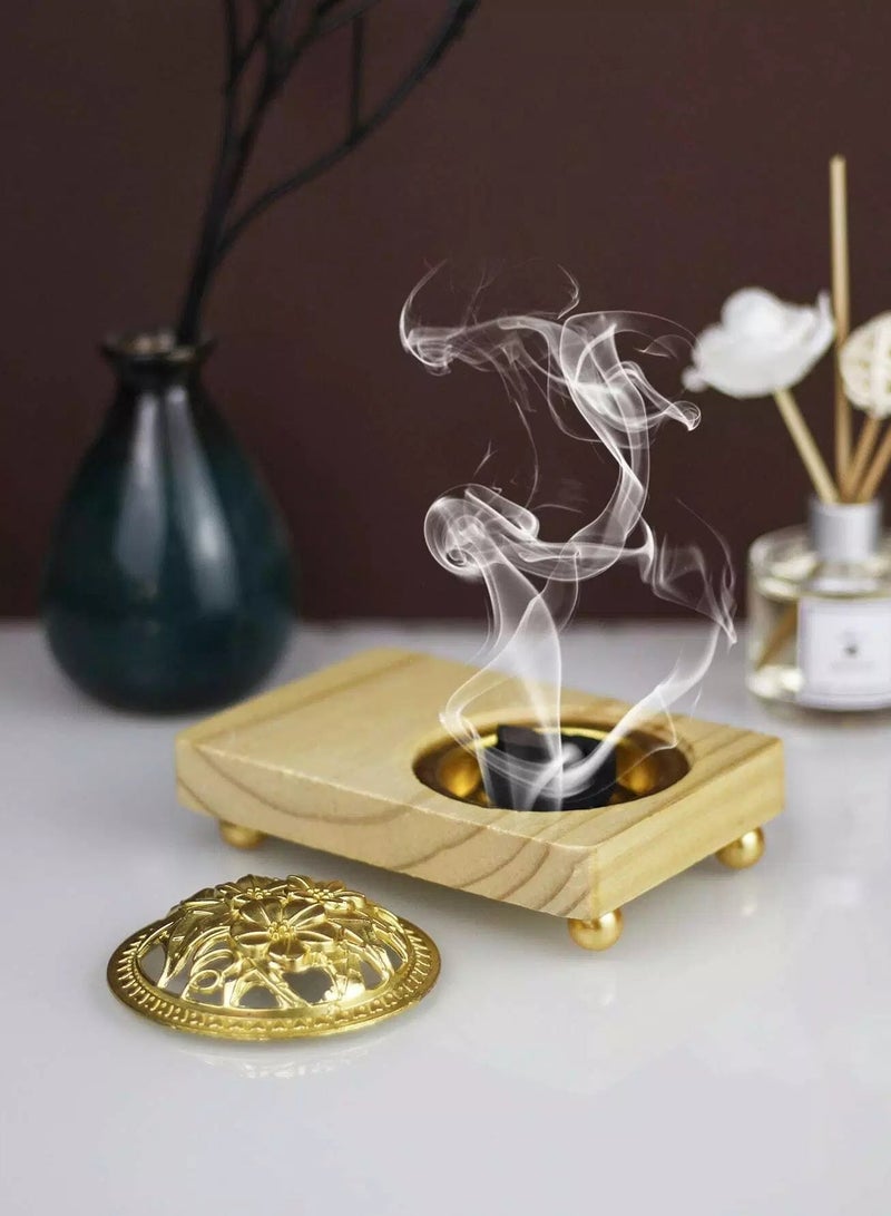 Wooden Base Incense Burner  - Image 4