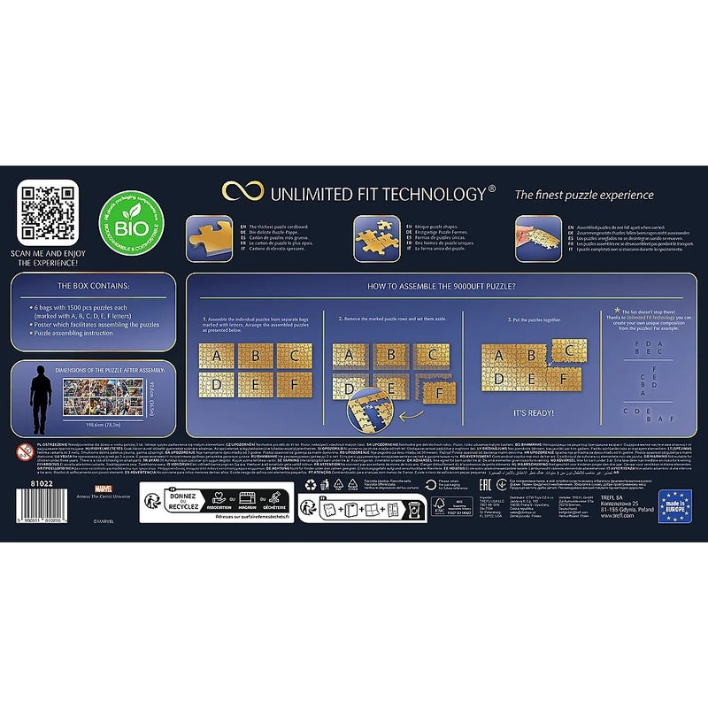 Trefl - Prime Marvel Across The Comic Universe Puzzle 9000 Pieces - 81022 - Image 5