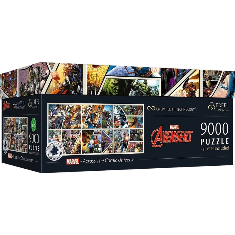 Trefl - Prime Marvel Across The Comic Universe Puzzle 9000 Pieces - 81022 - Image 4
