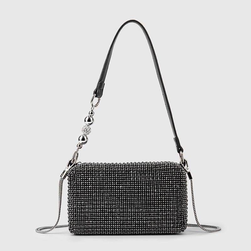 Rhinestone Bag Shoulder Bag Women'S Color Diamond 2024 King Full Diamond High Quality Crossbody Handheld Dinner Bag - Image 1
