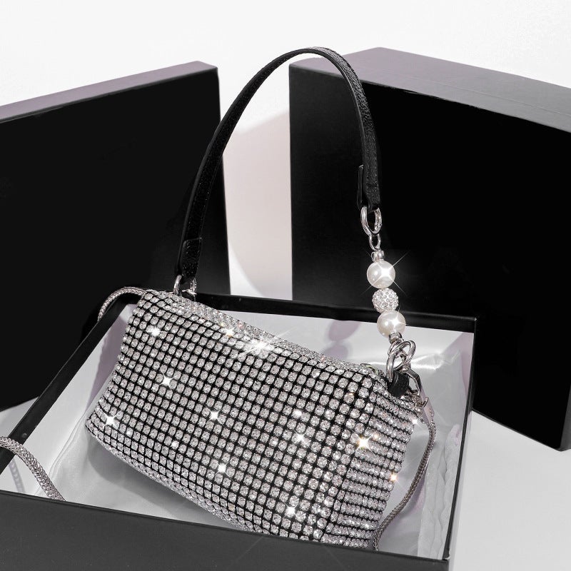 Rhinestone Bag Shoulder Bag Women'S Color Diamond 2024 King Full Diamond High Quality Crossbody Handheld Dinner Bag - Image 4