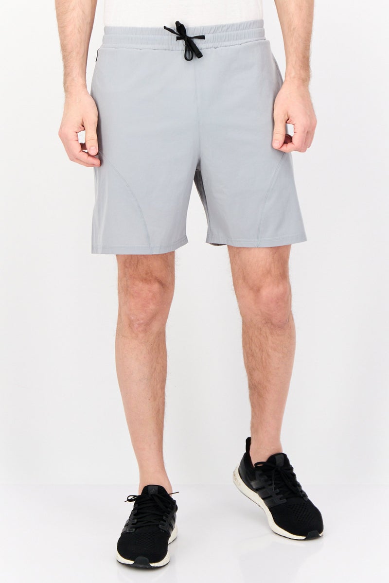 RBX Men Sportswear Fit Training Shorts, Grey  - Image 1