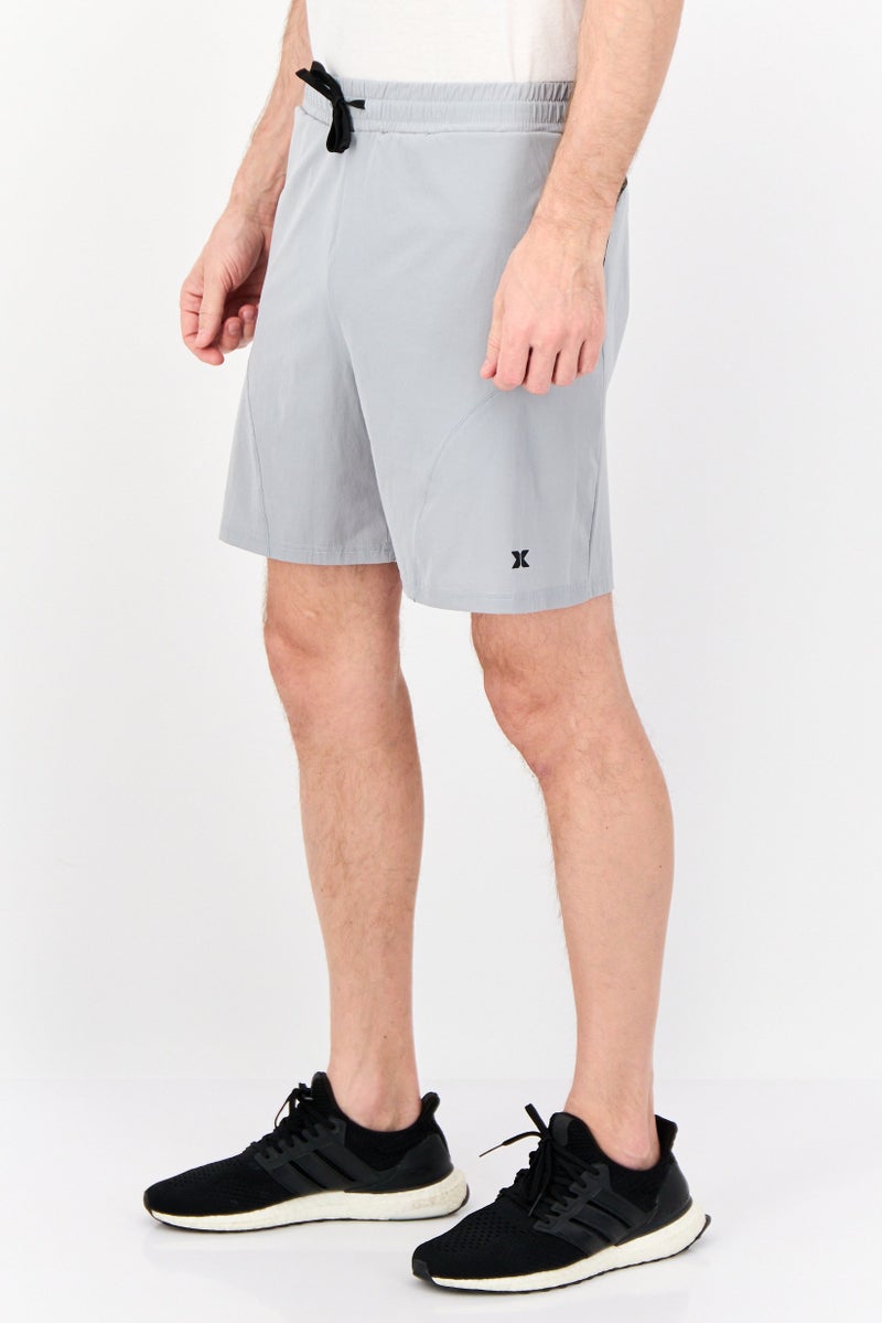 RBX Men Sportswear Fit Training Shorts, Grey  - Image 4