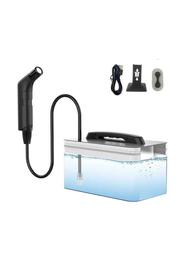 AL RAID Rechargeable Portable Travel Hand Held Bidet Toilet Spray Shattaf- Saska Portable Shattaf for Hygiene Cleaning with 2.3L Water Container - Image 1