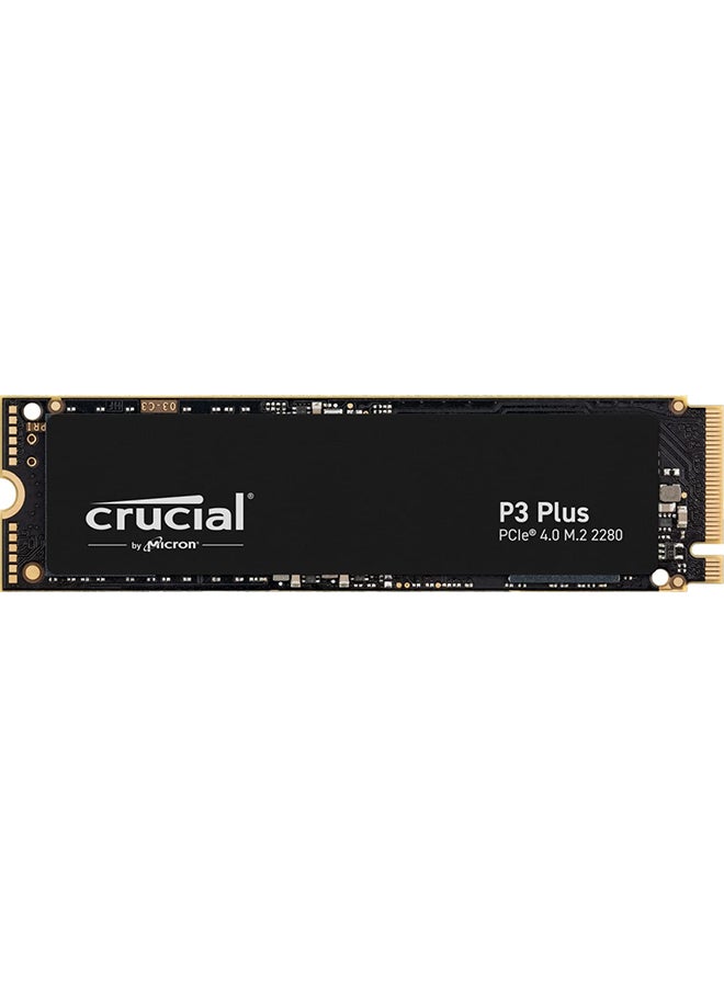 كروشيال 1 تيرابايت P3 بلس NVMe PCIe 4.0 M.2 SSD داخلي، سرعة قراءة متسلسلة تصل إلى 5000 ميجابايت/ثانية وسرعة كتابة متسلسلة تصل إلى 3600 ميجابايت/ثانية، ميكرون 3D NAND، 1.5 ساعة MTBF، دعم SMART و TRIM | CT1000P3PSSD8 - Image 1