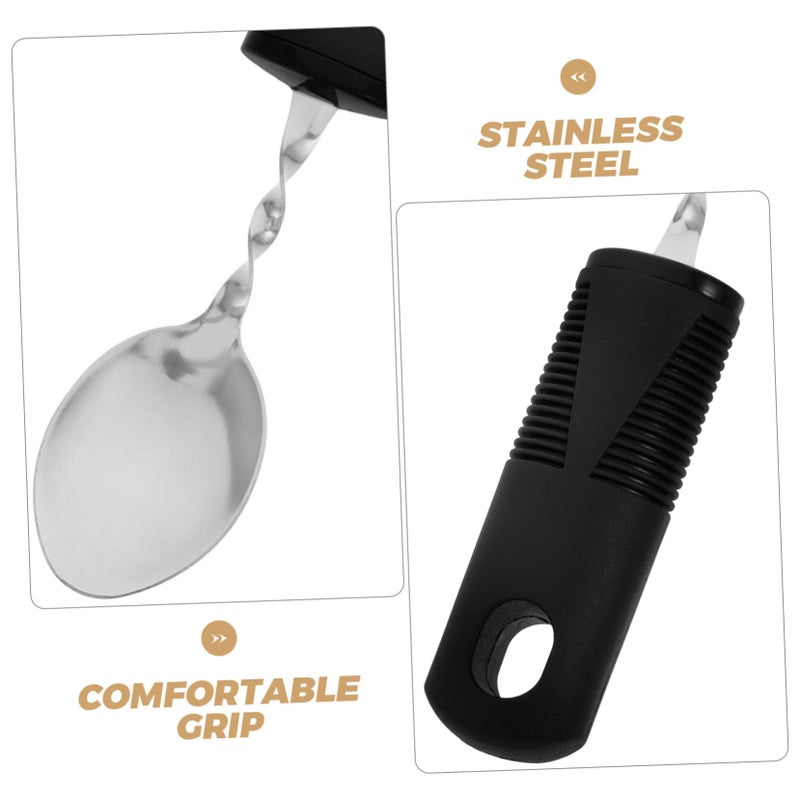 Stainless Steel Anti Shake Spoon For Elderly Adults With Arthritis - Image 4