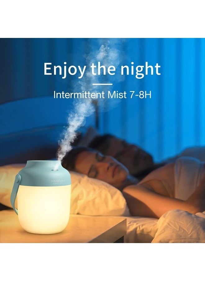 ASAKUKI - Cordless Essential Oil Diffusers, Rechargeable Diffusers for Essential Oils, Wireless Aromatherapy Diffuser with Warm Light, Portable Ultrasonic Diffuser for Camping Travel Home - Image 1