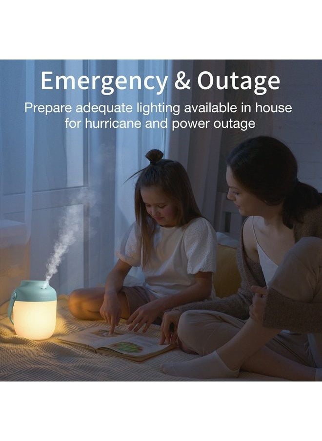 ASAKUKI - Cordless Essential Oil Diffusers, Rechargeable Diffusers for Essential Oils, Wireless Aromatherapy Diffuser with Warm Light, Portable Ultrasonic Diffuser for Camping Travel Home - Image 1
