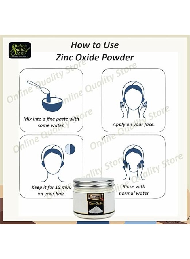 Online Quality Store Zinc Oxide Powder (Face Pack, Skin Care), 150g - Image 4