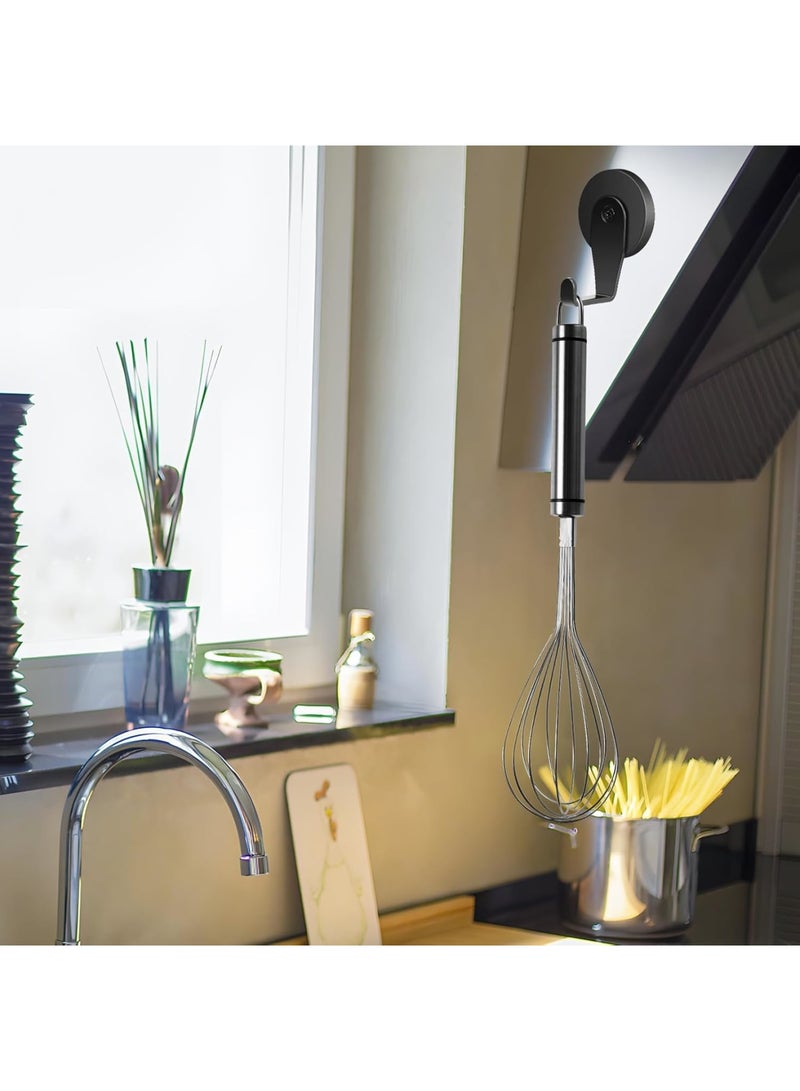 SOLARAE Magnetic Hooks, 2 Pack Heavy Duty Magnets with Hook for Refrigerator, Heavy Duty Magnet Hook 30LBS, for Metal Doors, Surfaces Outdoor and Towel Coat Umbrella Indoor Hanging - Image 4