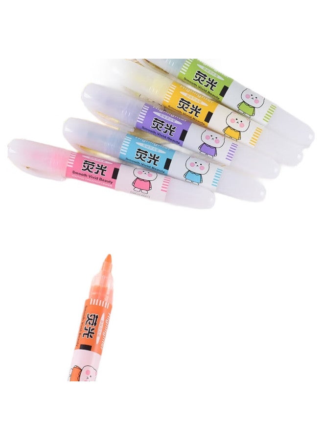 GENVANA Jinwanian 6-Color Highlighters, Colorful Pens, Planner Pens, Candy-Colored Markers, Cute Fragrance, Office And Student Markers, Highlighting Pens, 6 Pens/Box, Group Buy/Order Filler/Groupon, G-05361T - Image 2