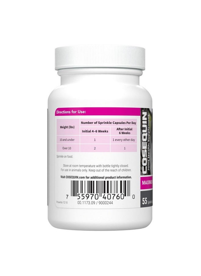Nutramax Laboratories Nutramax Laboratories Cosequin Joint Health Supplement for Cats - With Glucosamine and Chondroitin, 2 Pack, 110 Total Capsules  - Image 4