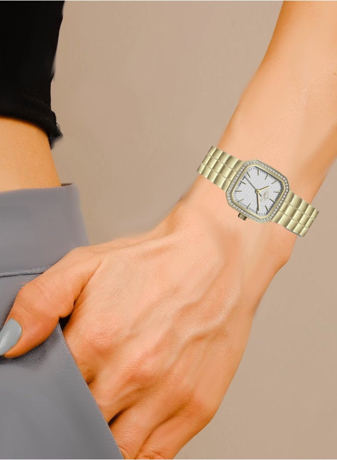 MARTINI Elegant Martini Women's Watch Stylish Silver Dial Stainless Steel Band Water Resistant Perfect for Casual and Formal Wear - Image 4