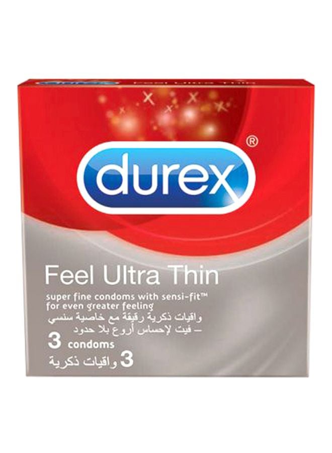Durex 3-Piece Feel Ultra Thin Condoms - Image 2