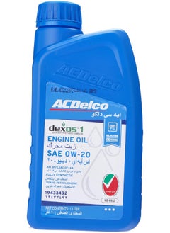 ACDelco Engine Oil Sae 0W-20 Fully Synthetic - 1L