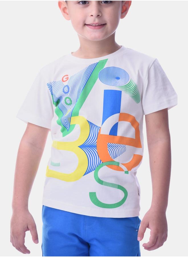 URBASY - Vibe Graphic T-Shirt & Shorts Set by Styli - Image 1