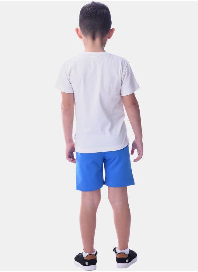 URBASY - Vibe Graphic T-Shirt & Shorts Set by Styli - Image 1