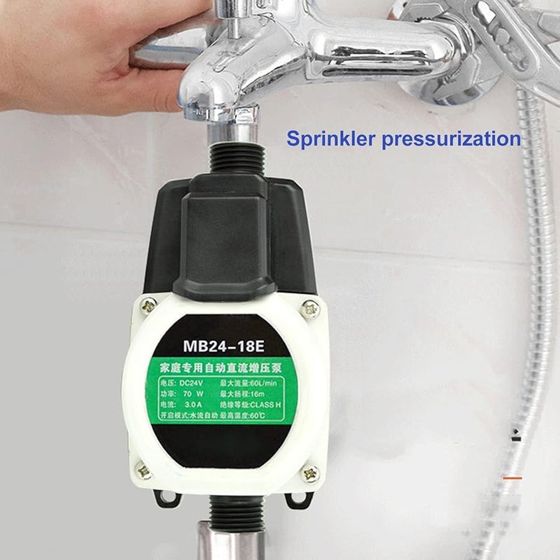 ABS Water Pressure Boosting Pump Low Noise Auto Control For Bathroom Garden Shower - Image 3