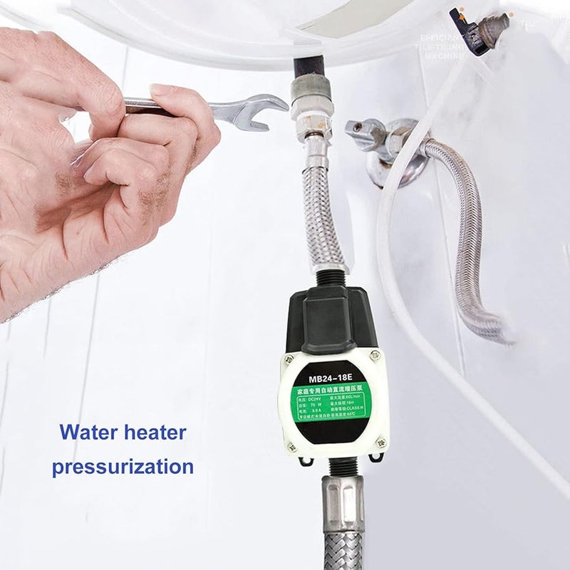 ABS Water Pressure Boosting Pump Low Noise Auto Control For Bathroom Garden Shower - Image 4