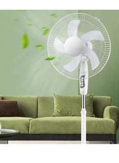 REFURA 4 Speed 16 inches Pedestal Stand Fan White 70W RE-703  - Image 2