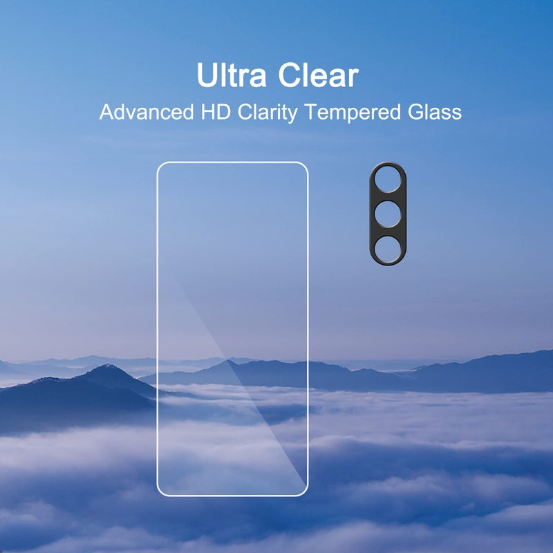 Ailun Screen Protector for Galaxy S23+/ S23 Plus [6.6 Inch] 3Pack + 3Pack Camera Lens Tempered Glass Fingerprint Unlock 0.25mm Ultra Clear Anti-Scratch Case Friendly [Not For S23 Ultra] - Image 4