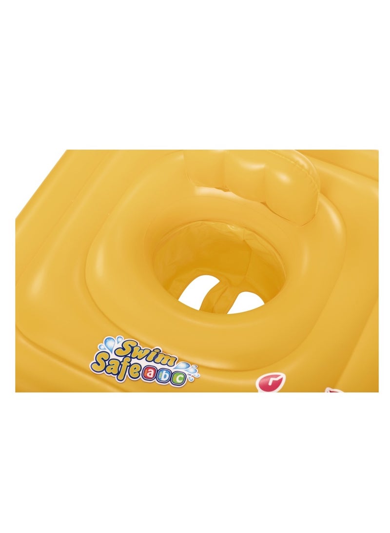 Bestway - Swim Safe ABC WonderSplash Square 3-Ring Inflatable Baby Boat - 32050 - Image 4