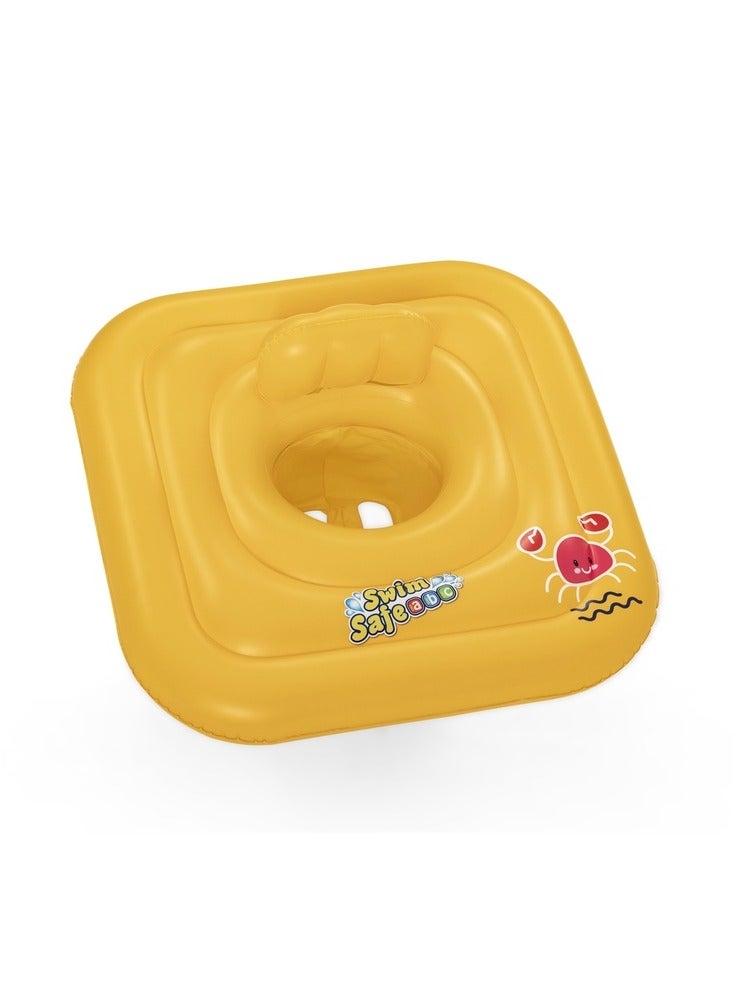 Bestway - Swim Safe ABC WonderSplash Square 3-Ring Inflatable Baby Boat - 32050 - Image 3