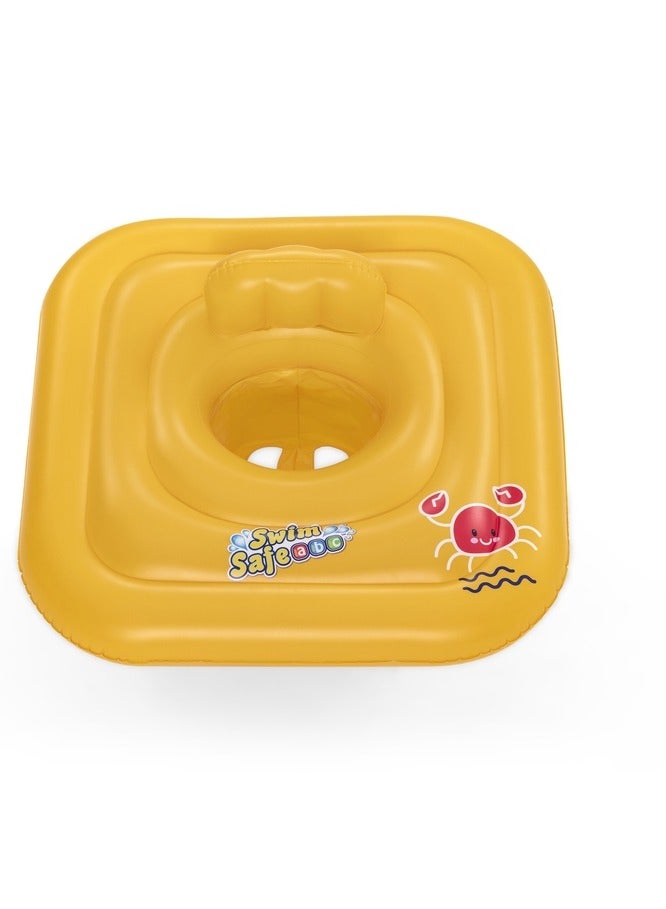 Bestway - Swim Safe ABC WonderSplash Square 3-Ring Inflatable Baby Boat - 32050 - Image 2