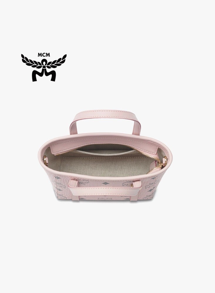 MCM TONI Mini Handheld Shopping Bag, Vegetable Basket Crossbody Tote Bag, Commuting Women's Bag, Handheld Bag - Image 3