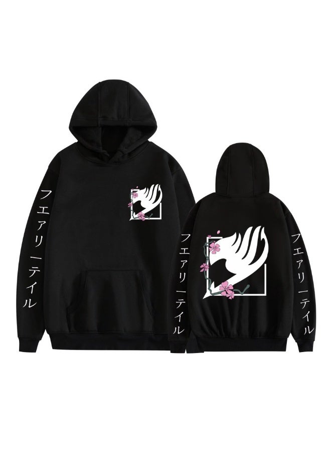 general Fairy Tail character print fashion hooded sweater the best gift for family and friends - Image 1