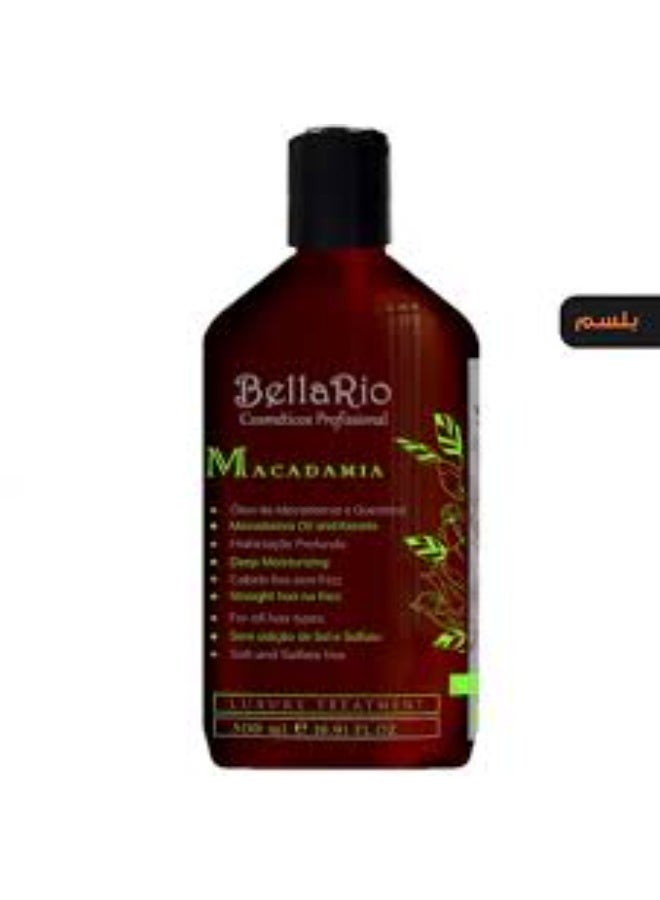 Bella Rio Macadamia conditioner for smooth hair and prevent frizz 500 ml - Image 1
