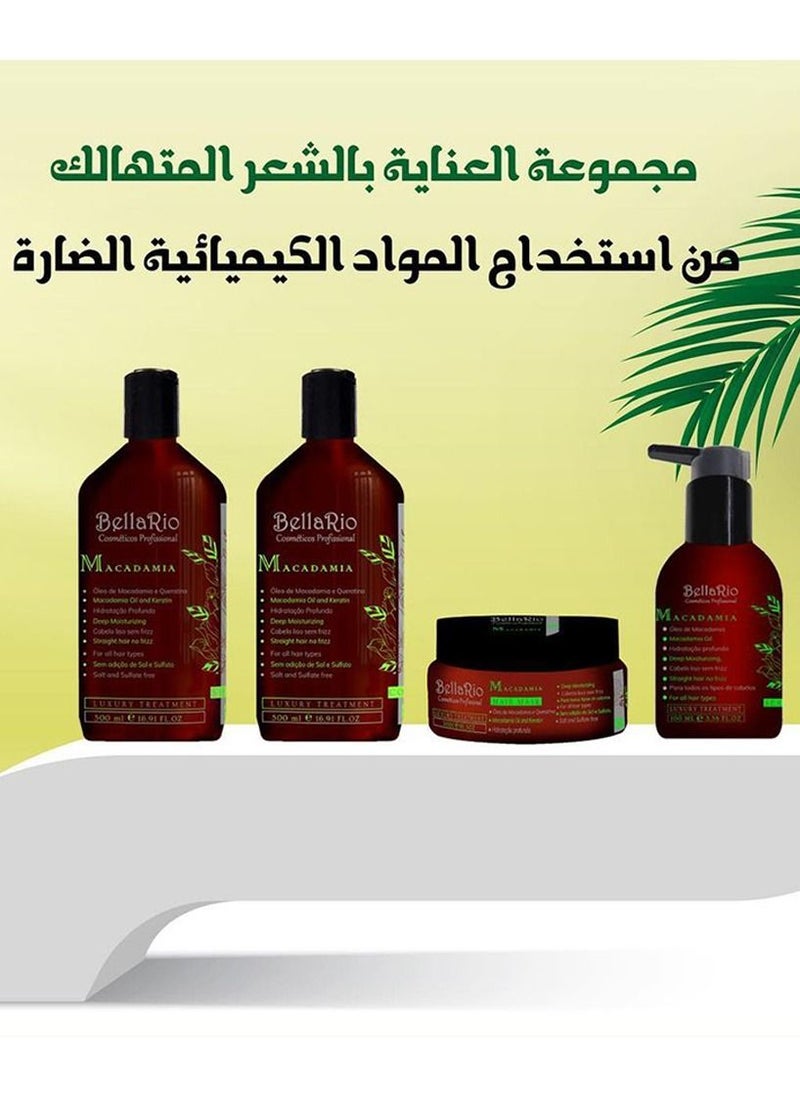 Macadamia conditioner for smooth hair and prevent frizz 500 ml