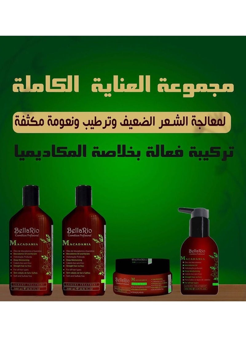 Macadamia conditioner for smooth hair and prevent frizz 500 ml