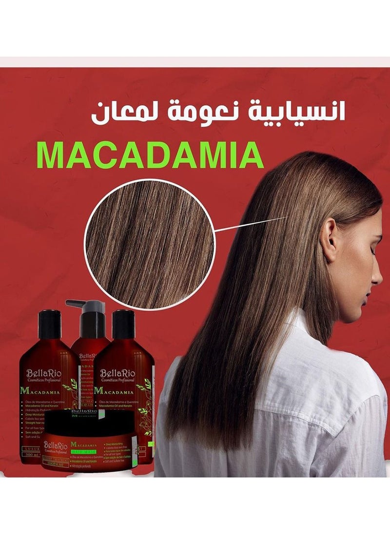 Macadamia conditioner for smooth hair and prevent frizz 500 ml