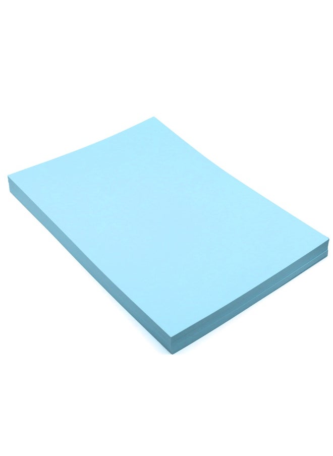 firstnock Sky Blue Colored Paper A4 - 240 GSM - 50 Sheets - Premium Quality Craft & Printing Paper for DIY, School Projects, Invitations, Art & Office Use – Girls Blue Paper  - Image 3