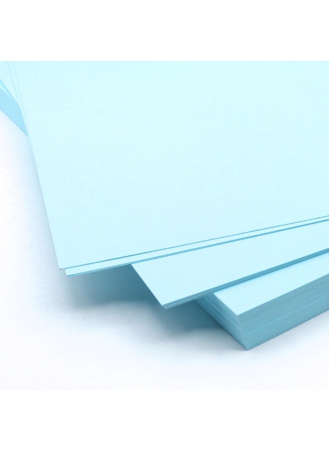 firstnock Sky Blue Colored Paper A4 - 240 GSM - 50 Sheets - Premium Quality Craft & Printing Paper for DIY, School Projects, Invitations, Art & Office Use – Girls Blue Paper  - Image 4