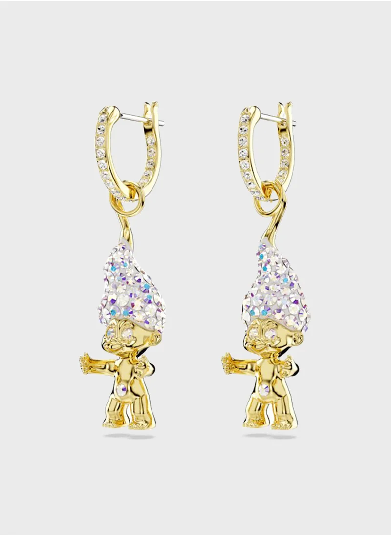 سواروفسكي Crystal Detail Drop Earrngs '